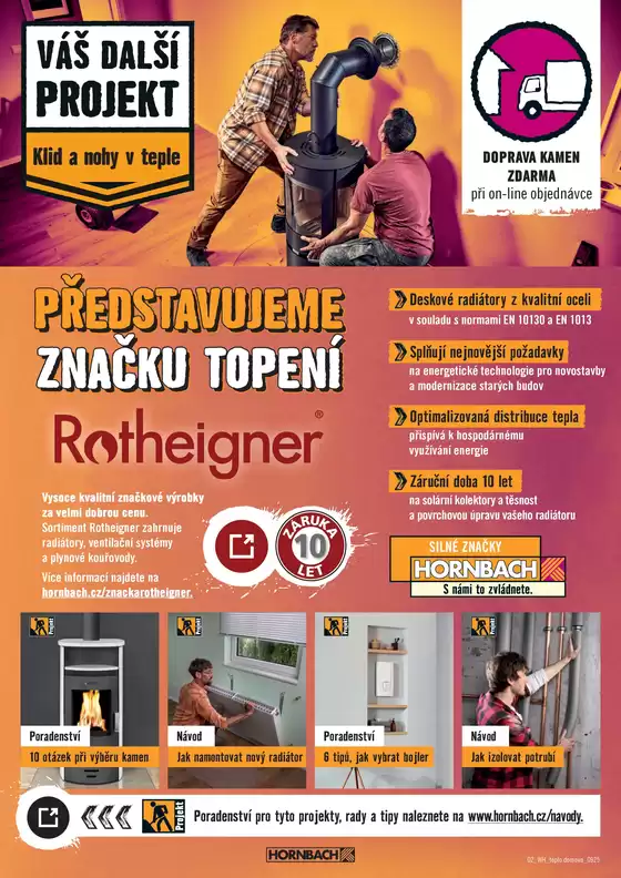 Online katalog HORNBACH CZ: Váš další projekt