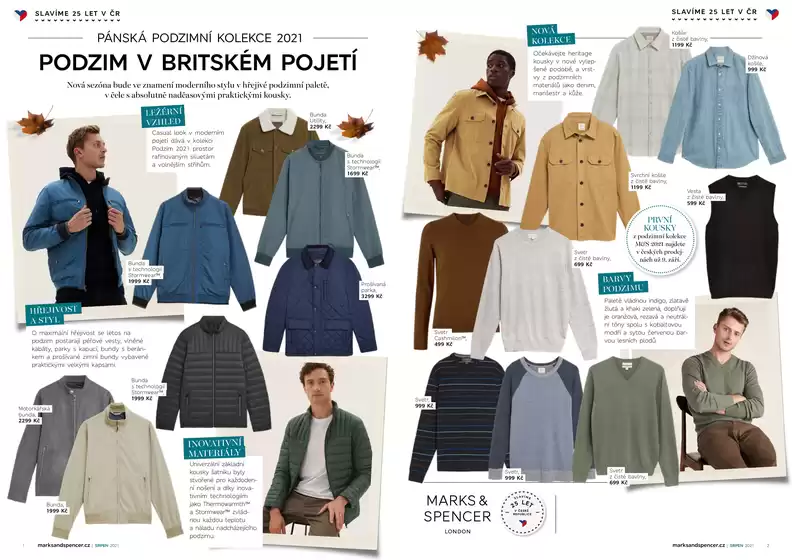 Marks & Spencer katalog v Pardubice | Pánská podzimní kolekce 2021 | 2025-09-18T00:00:00.000Z - 2025-10-02T00:00:00.000Z
