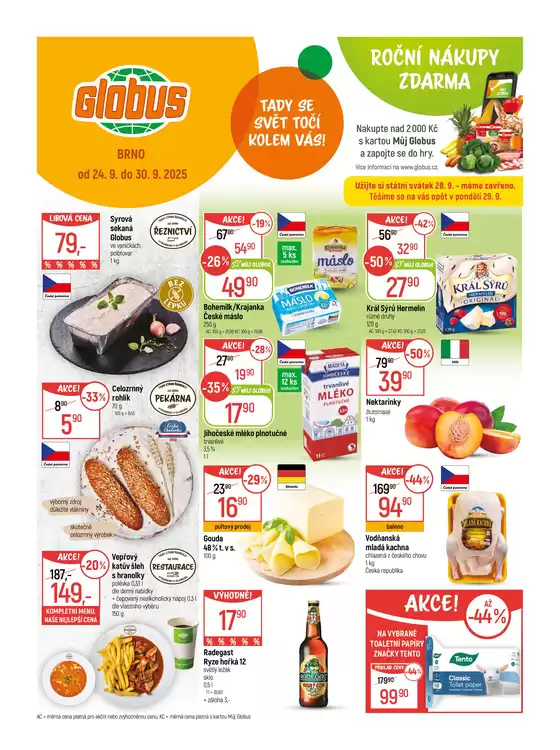 Globus katalog v Vysoké Mýto | Top nabídky pro všechny lovce výhodných nákupů | 2025-09-24T00:00:00.000Z - 2025-09-30T00:00:00.000Z