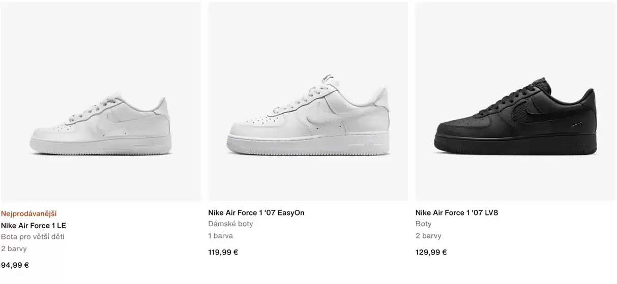 Nike katalog v Boskovice | Nike leták | 2025-09-19T00:00:00.000Z - 2025-10-02T00:00:00.000Z