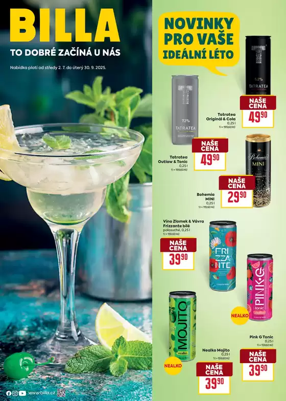 Billa Katalog: Alkoholické nápoje