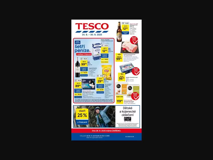 Tesco katalog v Ústí nad Labem | Exkluzivní nabídky pro naše zákazníky | 2025-09-24T00:00:00.000Z - 2025-09-30T00:00:00.000Z