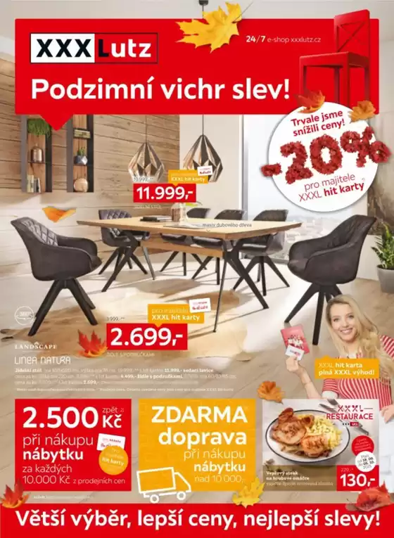XXXLutz katalog v Turnov | Podzimní vychr | 2025-09-22T00:00:00.000Z - 2025-10-05T00:00:00.000Z