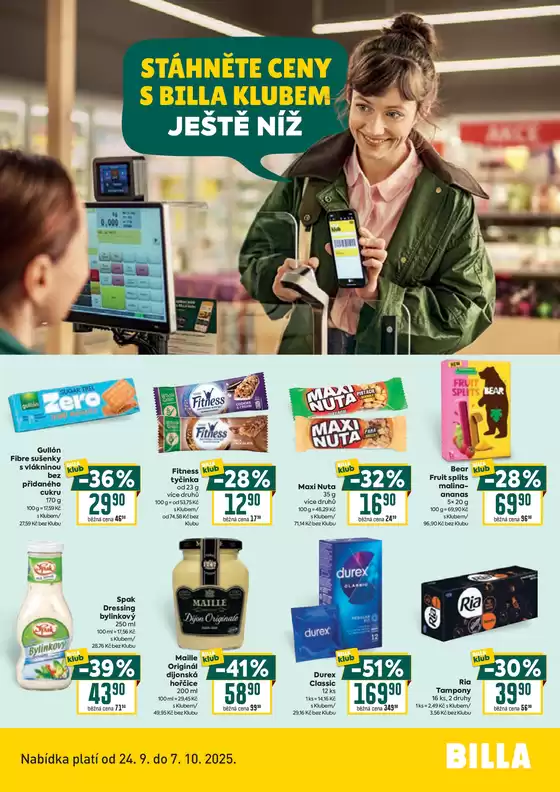 Leták BILLA klub