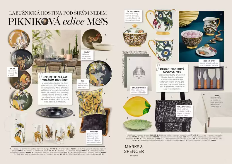 Marks & Spencer katalog v Chomutov | Pikniková edice nádobí a doplňků M&S | 2025-09-25T00:00:00.000Z - 2025-10-09T00:00:00.000Z