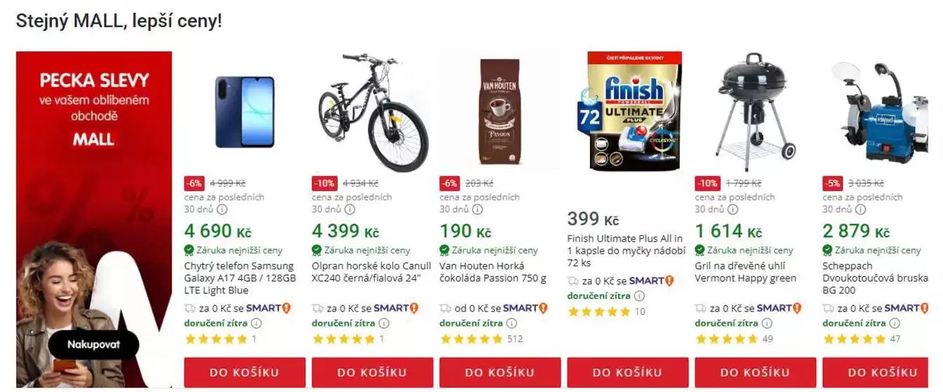 Stejný MALL, lepší ceny!