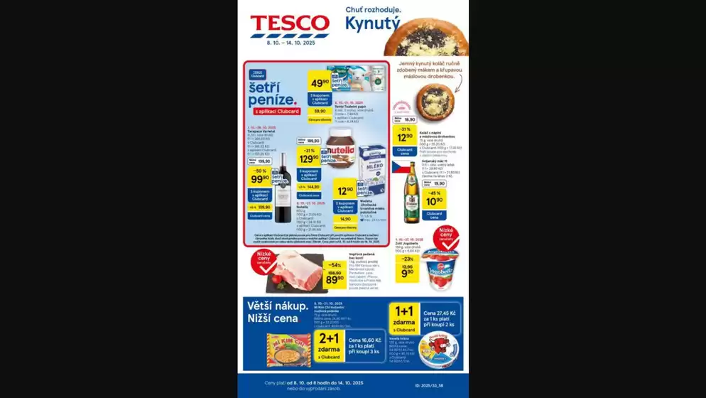 Tesco katalog v Havířov | Top nabídky a slevy | 2025-10-08T00:00:00.000Z - 2025-10-14T00:00:00.000Z