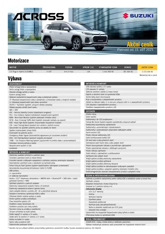 Suzuki katalog v Hradec Králové | Suzuki ACROSS | 2025-10-07T00:00:00.000Z - 2025-10-21T00:00:00.000Z