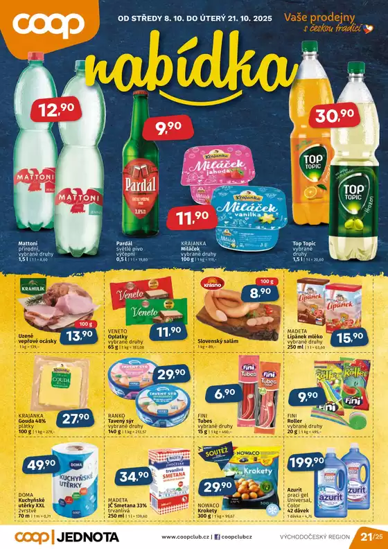 Coop katalog v Trutnov | Exkluzivní nabídky pro naše zákazníky | 2025-10-08T00:00:00.000Z - 2025-10-21T00:00:00.000Z