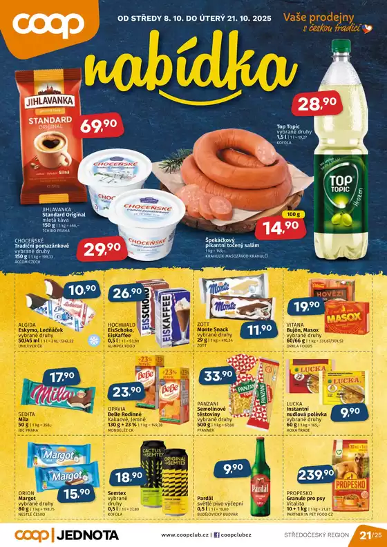 Coop katalog v Trutnov | katalog Coop | 2025-10-08T00:00:00.000Z - 2025-10-21T00:00:00.000Z
