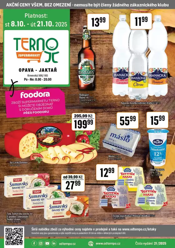 TEMPO katalog v Plzeň | Leták TERNO 8.10. - 21.10.2025 | 2025-10-08T00:00:00.000Z - 2025-10-21T00:00:00.000Z
