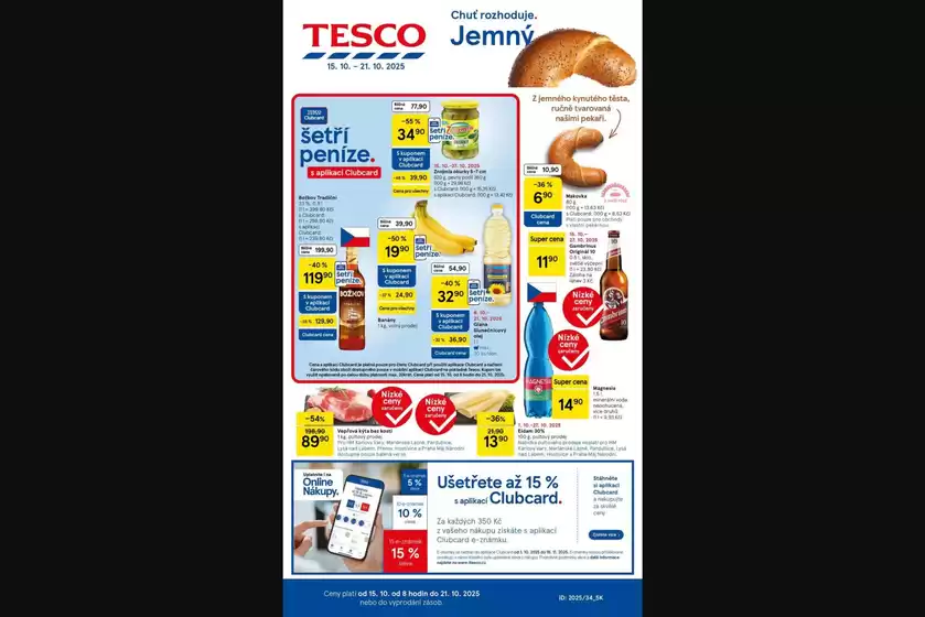 Tesco katalog v Plzeň | Top nabídky a slevy | 2025-10-15T00:00:00.000Z - 2025-10-21T00:00:00.000Z