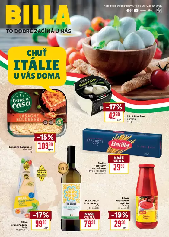 Billa Katalog: Itálie
