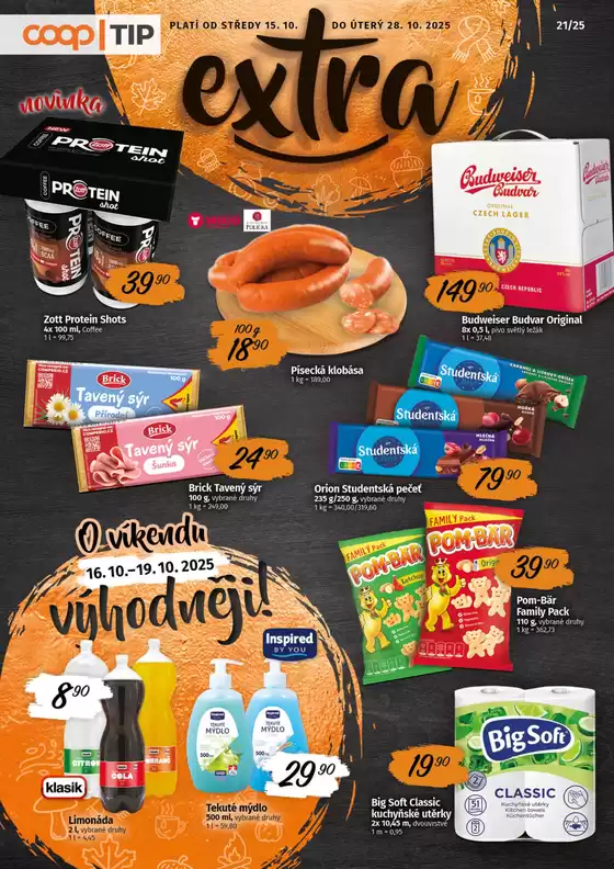 Coop katalog v Rokycany | Ušetřete nyní s našimi nabídkami | 2025-10-15T00:00:00.000Z - 2025-10-28T00:00:00.000Z