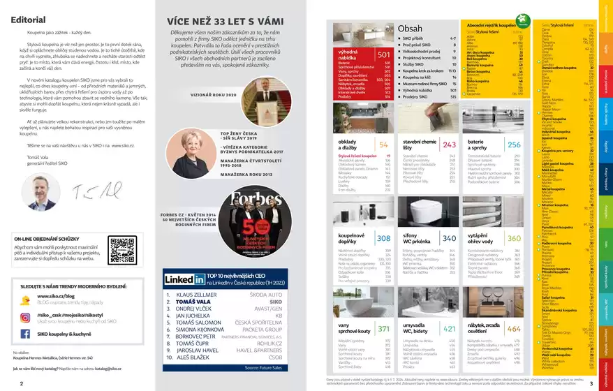 SIKO katalog koupelny 2025