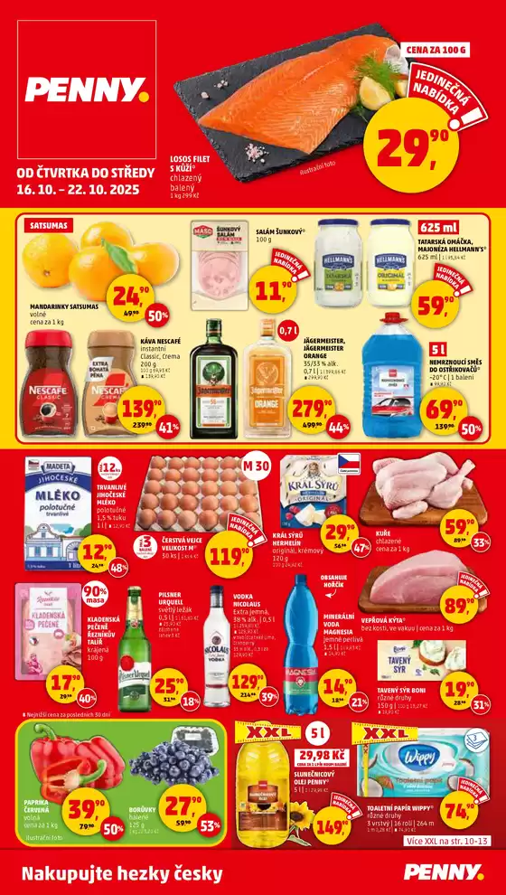 Penny Market katalog v Plzeň | Top nabídky pro šetrné zákazníky | 2025-10-15T00:00:00.000Z - 2025-10-29T00:00:00.000Z