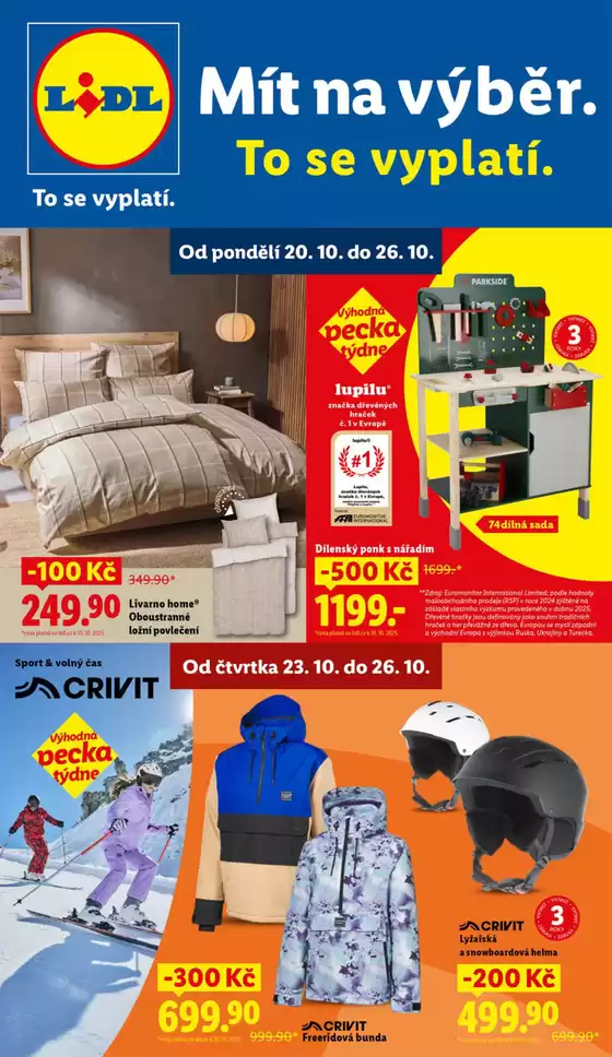 Lidl katalog v Říčany | Aktuální výhodné nabídky a slevy | 2025-10-16T00:00:00.000Z - 2025-10-26T00:00:00.000Z