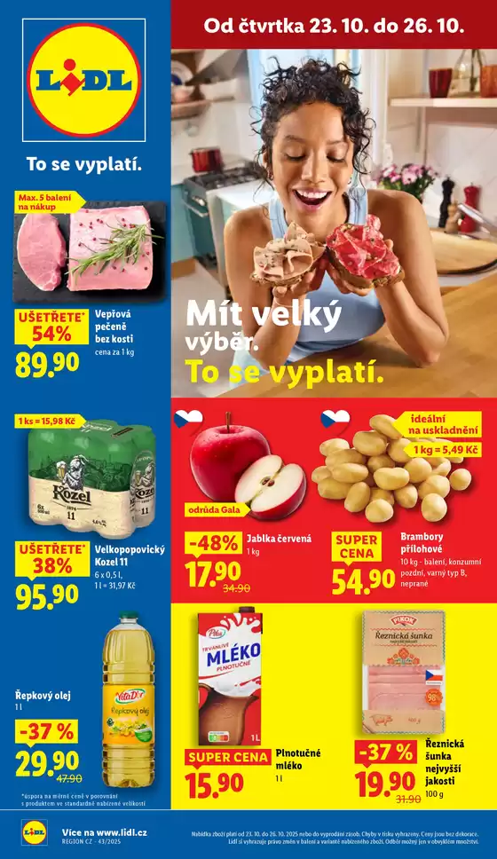 Lidl katalog v Říčany | Top nabídky pro všechny zákazníky | 2025-10-16T00:00:00.000Z - 2025-10-26T00:00:00.000Z