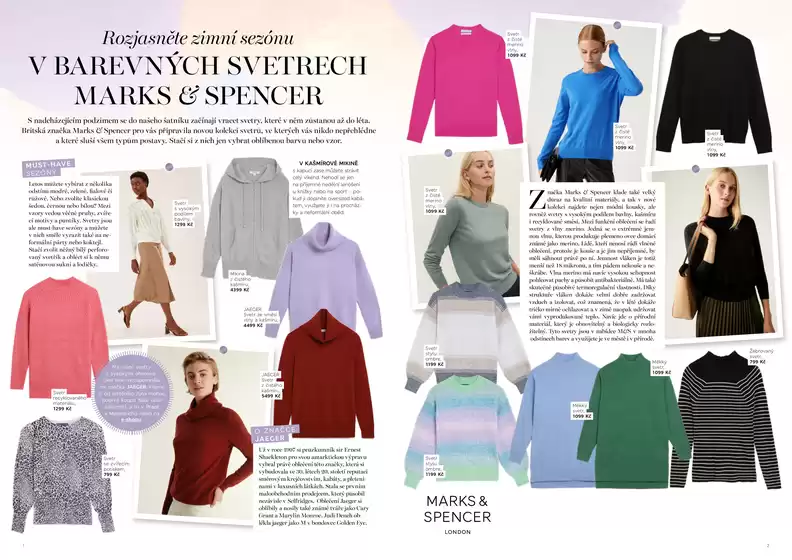 Marks & Spencer katalog v Havířov | Rozjasněte zimní sezónu v barevných svetrech M&S | 2025-10-16T00:00:00.000Z - 2025-10-30T00:00:00.000Z