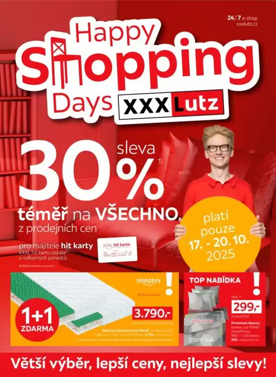 XXXLutz katalog v Praha | Sleva 30 % na téměř vše | 2025-10-06T00:00:00.000Z - 2025-10-19T00:00:00.000Z