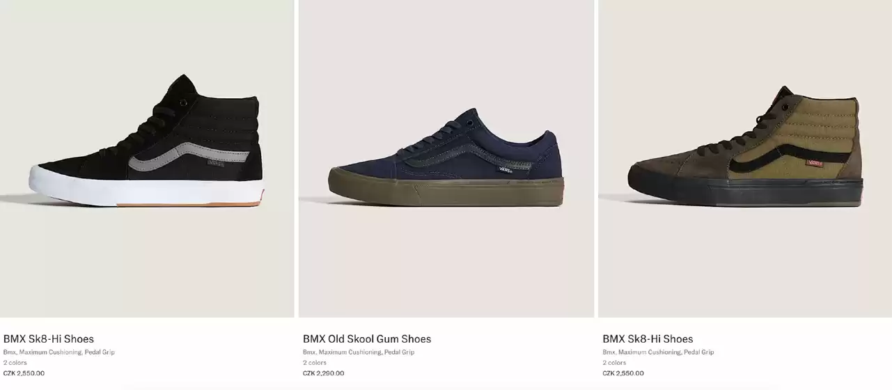 Vans leták