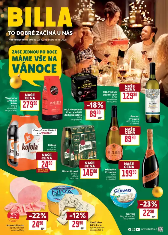 Billa katalog v Lysá nad Labem | Billa Katalog: Vánoce | 2025-10-21T00:00:00.000Z - 2025-11-04T00:00:00.000Z