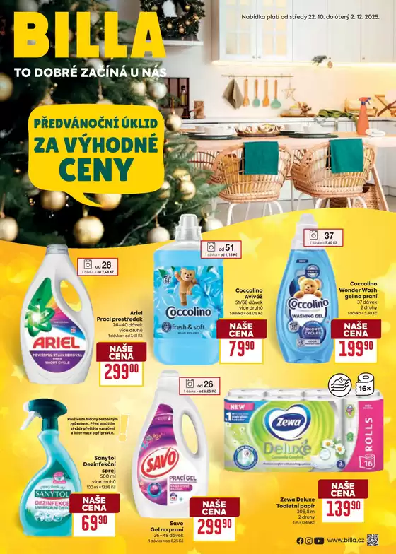 Billa katalog v Lysá nad Labem | Billa Katalog: Cleaning | 2025-10-21T00:00:00.000Z - 2025-11-04T00:00:00.000Z