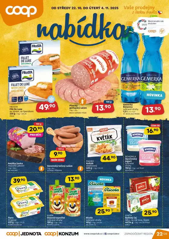 Coop katalog v Znojmo | Objevte atraktivní nabídky | 2025-10-22T00:00:00.000Z - 2025-11-04T00:00:00.000Z