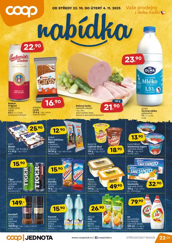 Coop katalog v Znojmo | katalog Coop | 2025-10-22T00:00:00.000Z - 2025-11-04T00:00:00.000Z