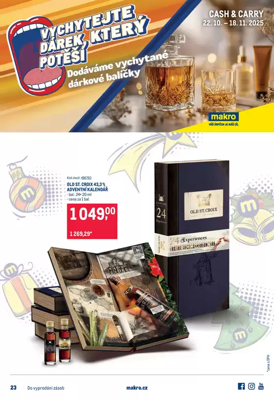Makro katalog v Znojmo | Dárkové balíčky | 2025-10-22T00:00:00.000Z - 2025-11-18T00:00:00.000Z