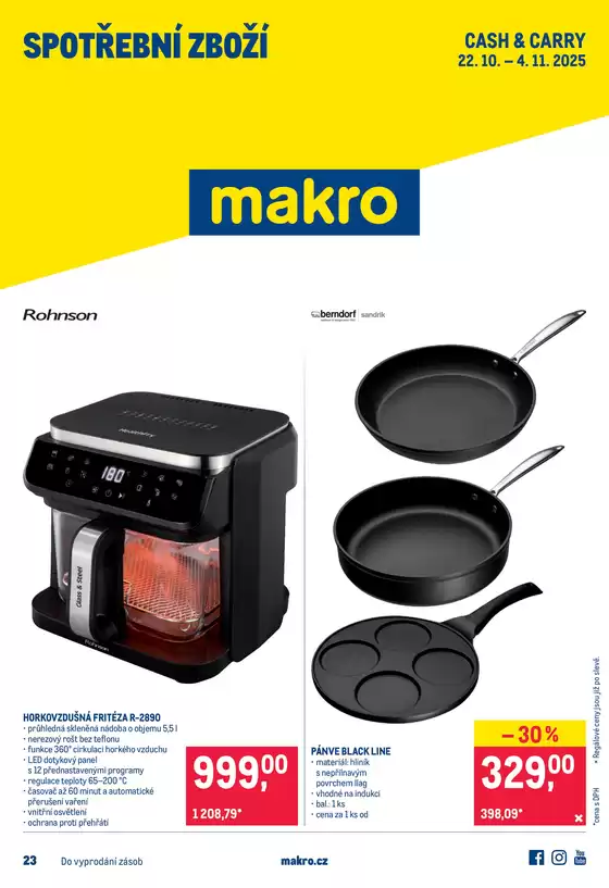 Makro katalog v Znojmo | Spotřební zboží | 2025-10-22T00:00:00.000Z - 2025-11-04T00:00:00.000Z
