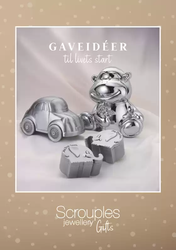 Scrouples Jewellery katalog i Vejle | Dåbsgaver | 2025-10-09T00:00:00.000Z - 2025-10-23T00:00:00.000Z