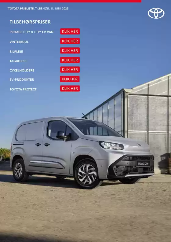 Toyota katalog i Randers | Tilbehørspriser | 2025-10-13T00:00:00.000Z - 2025-10-27T00:00:00.000Z
