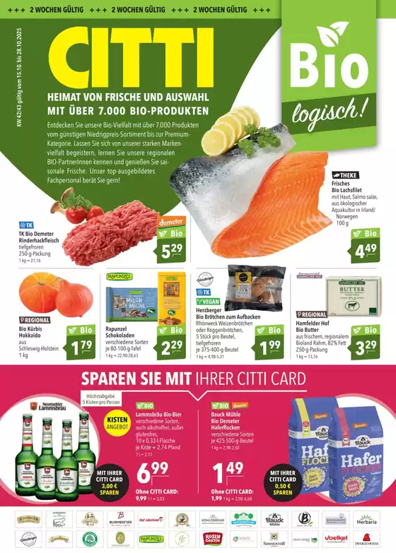 Citti katalog i Holstebro | Økologiske varer | 2025-10-12T00:00:00.000Z - 2025-10-28T00:00:00.000Z