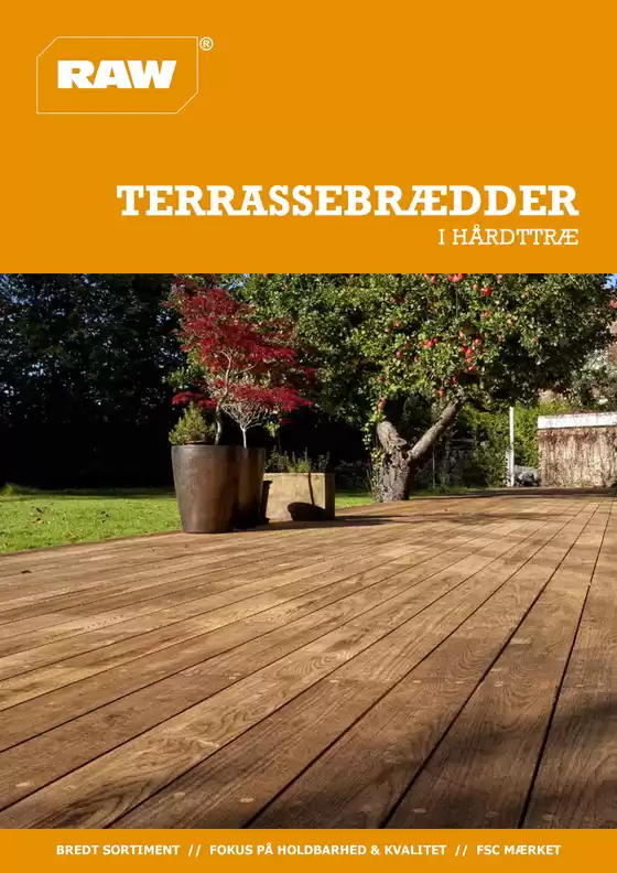 Stark katalog i Nørresundby | Terrassebrædder i hårdttræ | 2025-10-15T00:00:00.000Z - 2025-10-29T00:00:00.000Z