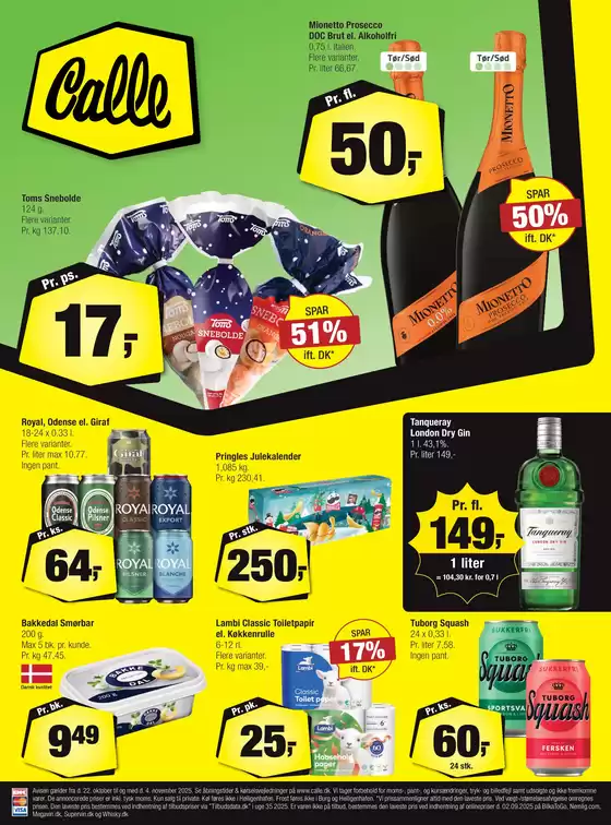 Calle katalog | Oplev attraktive tilbud | 2025-10-21T00:00:00.000Z - 2025-11-04T00:00:00.000Z