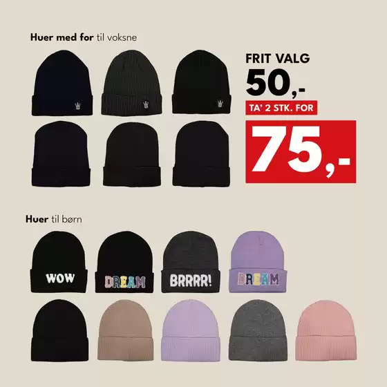 Stort udvalg af tilbud