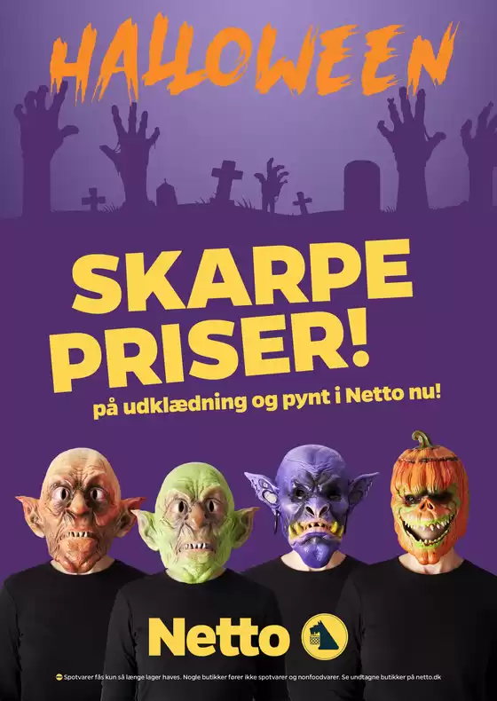 Netto katalog i Helsingør | Halloween - Skarpe Priser | 2025-10-26T00:00:00.000Z - 2025-11-02T00:00:00.000Z