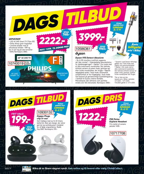 Nye tilbud at opdage