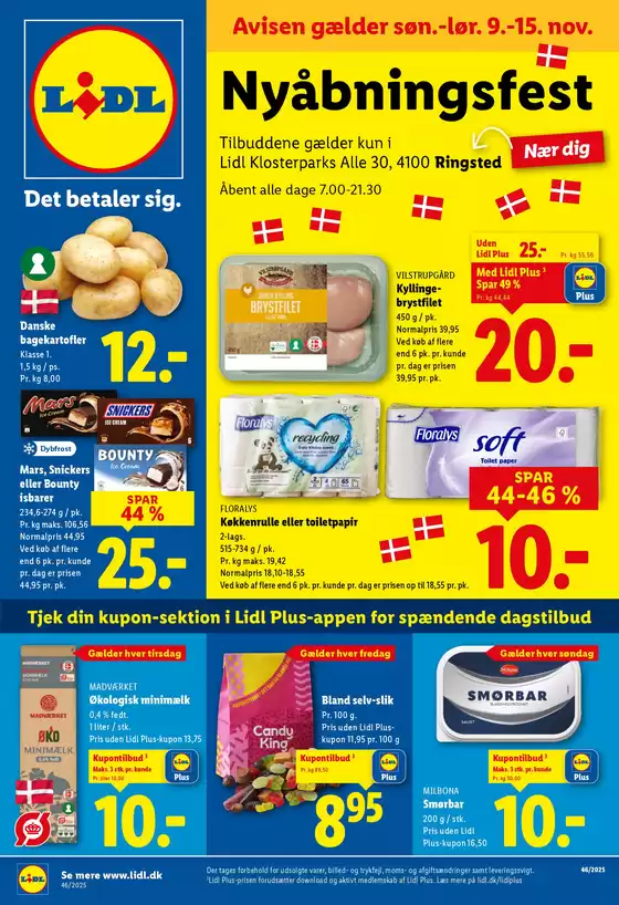 Lidl katalog | Lidl Nyåbningsfest! | 2025-11-05T00:00:00.000Z - 2025-11-15T00:00:00.000Z