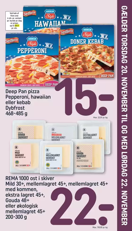 Rema 1000 katalog i Vejle | Aktuelle kup og tilbud | 2025-11-19T00:00:00.000Z - 2025-11-22T00:00:00.000Z