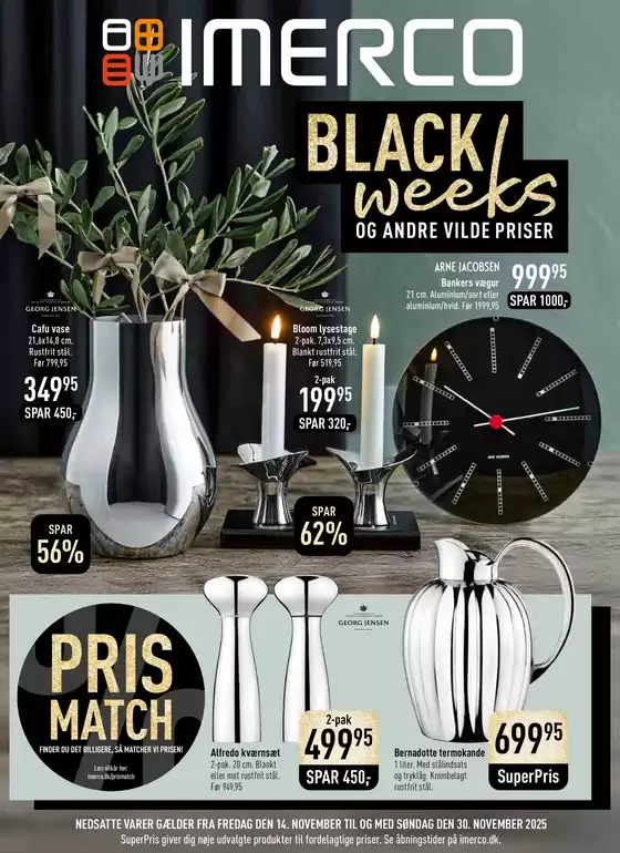 Imerco katalog | uge 48 black weeks | 2025-11-14T00:00:00.000Z - 2025-11-30T00:00:00.000Z