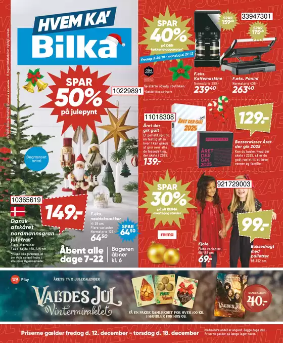 Bilka katalog i Hjørring | Vores bedste tilbud til dig | 2025-12-12T00:00:00.000Z - 2025-12-18T00:00:00.000Z