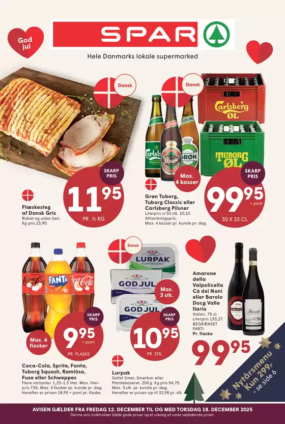 SPAR katalog i Hjørring | Fantastisk tilbud til alle kunder | 2025-12-12T00:00:00.000Z - 2025-12-18T00:00:00.000Z