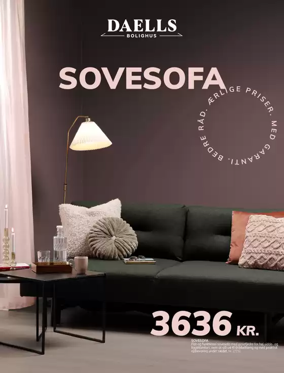 Daells Bolighus katalog i Hørsholm | Find din sovesofaer her | 2025-12-15T00:00:00.000Z - 2025-12-29T00:00:00.000Z