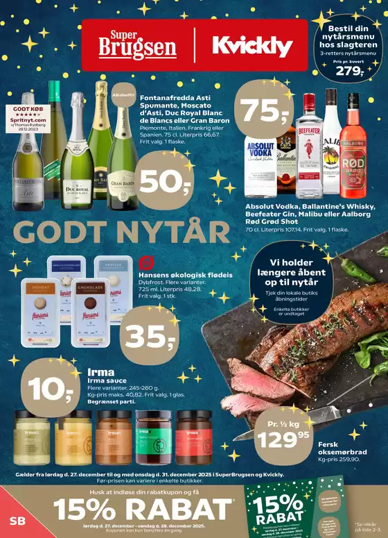 SuperBrugsen katalog | Nye tilbud at opdage | 2025-12-27T00:00:00.000Z - 2025-12-31T00:00:00.000Z