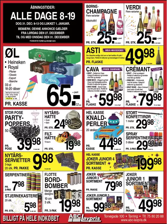 ABC Lavpris katalog i Faaborg | Fantastiske rabatter på udvalgte produkter | 2025-12-27T00:00:00.000Z - 2025-12-31T00:00:00.000Z