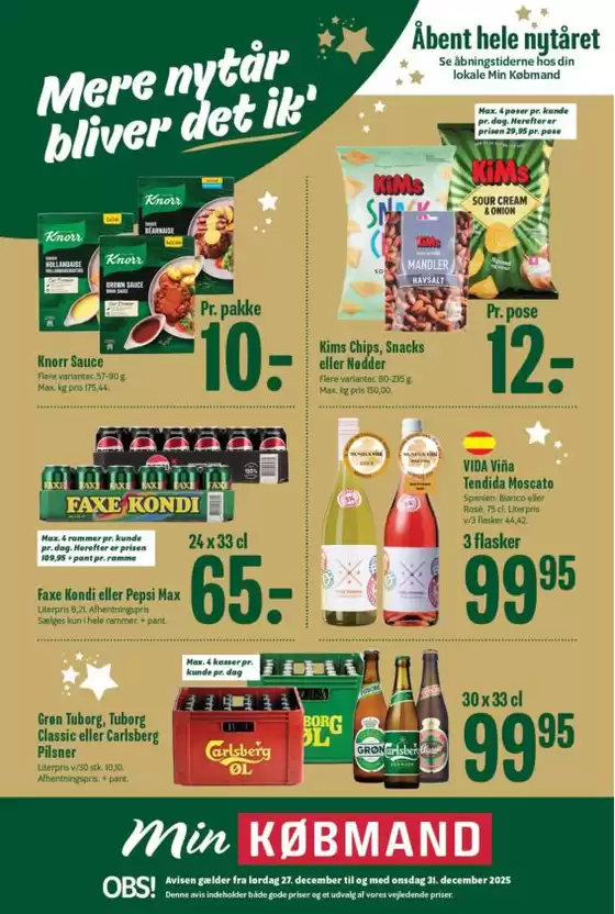 Min Købmand katalog i Faaborg | Min Købmand Tilbudsavis | 2025-12-27T00:00:00.000Z - 2025-12-31T00:00:00.000Z