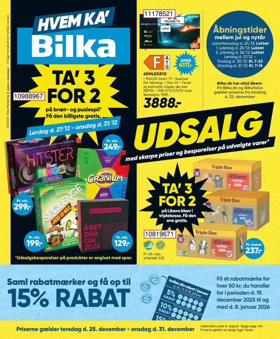 Bilka katalog i Taastrup | Aktuelle særkampagner | 2025-12-25T00:00:00.000Z - 2025-12-31T00:00:00.000Z