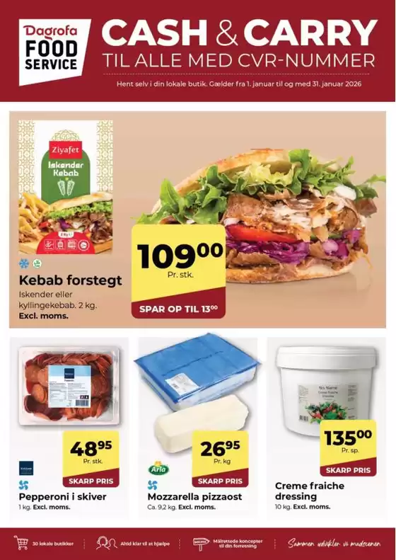 Dagrofa Food Service katalog i Hjørring | Toptilbud til sparegrise | 2026-01-01T00:00:00.000Z - 2026-01-31T00:00:00.000Z